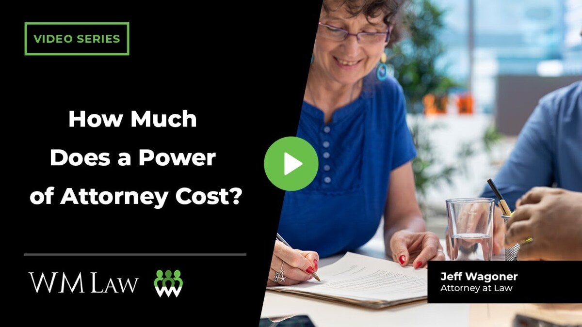 how much does a power of attorney cost
